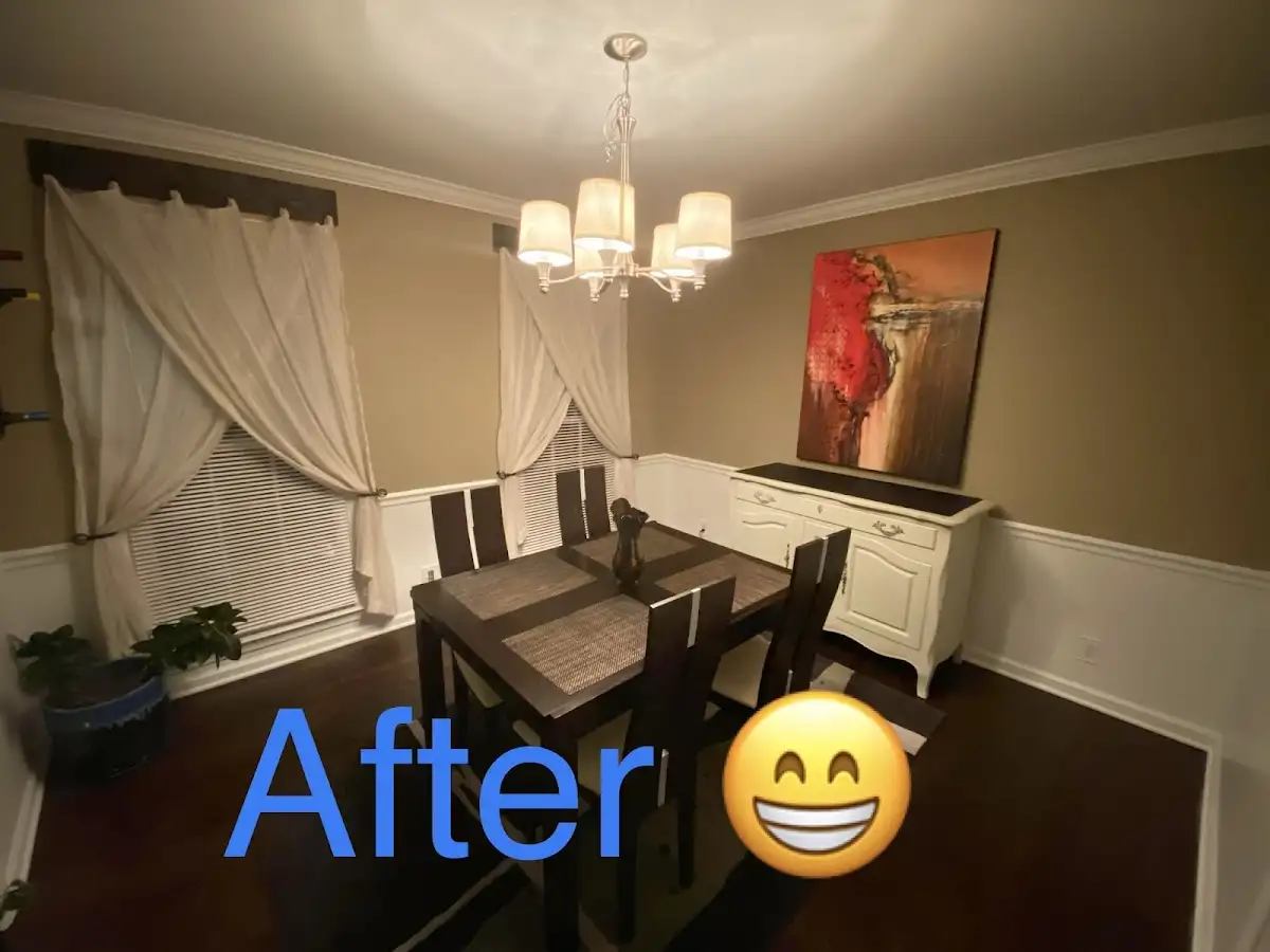 Professional dining room restoration after water damage in Brooksville